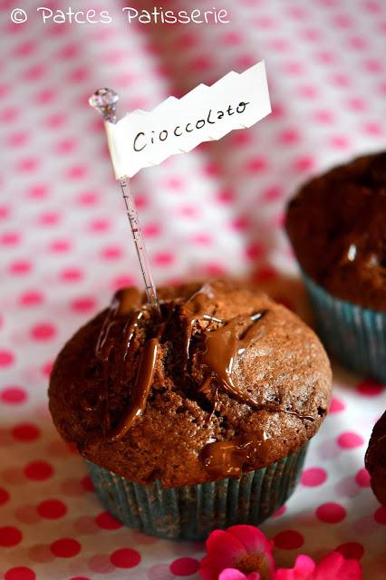 Super einfache Schoko-Muffins mit Kern [All-in-Teig]