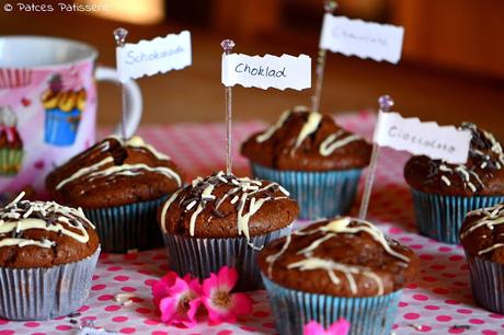 Super einfache Schoko-Muffins mit Kern [All-in-Teig]