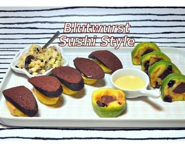 Blutwurst Sushi Style