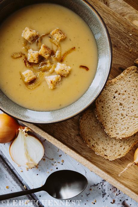 Zwiebel-Haferbrotsuppe – Glutenfreies Herbstsüppchen [Anzeige]