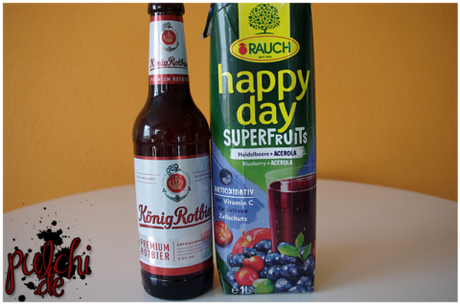 König Rotbier || Rauch Happy Day Superfruits Heidelbeere + Acerola