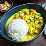 Kokos-Curry mit Lauch