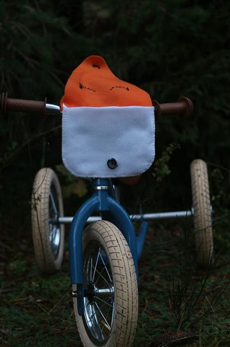 Fahrradtasche nähen: eine niedliche Fuchs-Fahrrad-Tasche selber nähen (inkl. Schnittmuster)
