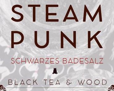 Schwarzes Badesalz »Steampunk« gegen Novemberblues