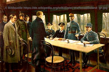 «Armistice» Waffenstillstand 11.11.1918