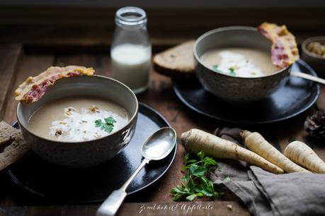 Maronensuppe mit karamellisierten Nüssen und Speck – Mom’s cooking friday