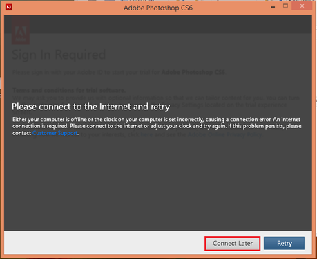 adobe cs6 serial number has been revoked fix