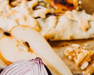 Birnengalette mit Blauschimmelkäse – Fourme d´Ambert in der Winterzeit [Anzeige]