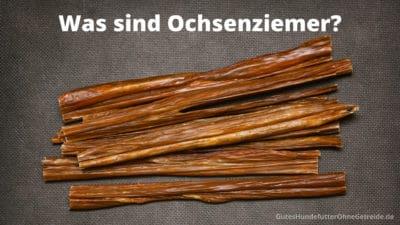 Was sind Ochsenziemer für Hunde?