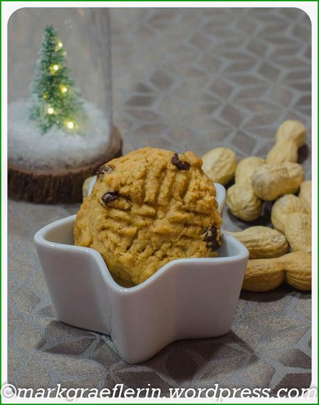 Erdnussbutter-Cookies mit Schokoladentröpfchen