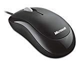 Microsoft Basic Optical Mouse (Maus, schwarz, kabelgebunden, für Rechts- und Linkshänder geeignet)