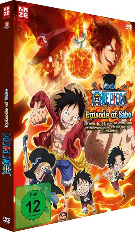 Cover zum Home Entertainment-Release von „One Piece – Episode of Sabo“ bekannt