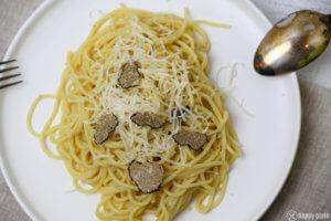 Spagetthi mit Trueffel und Parmesan und Butter