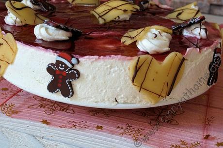 Spekulatius, Lebkuchengewuerz und karamellisierte Walnüsse ergeben meine Weihnachtstorte #Rezept #Food #MerryChristmas