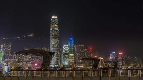 Hongkong bei Nacht