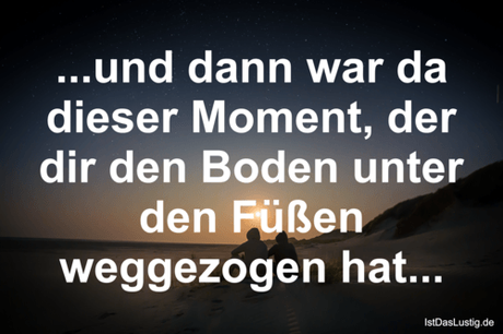 Lustiger BilderSpruch - ...und dann war da dieser Moment, der dir den...