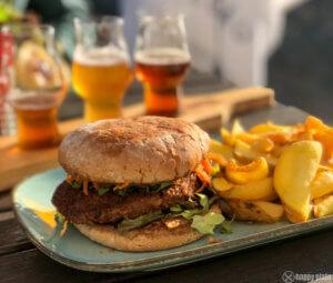Food Pairing Bier Flight und Burger