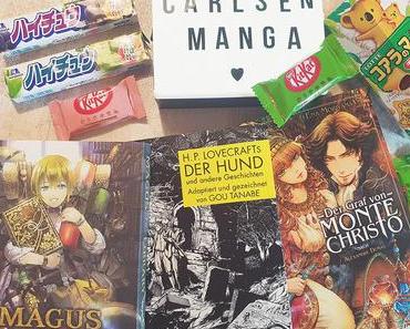 Carlsen Manga - Magus of the Library, Der Graf von Monte Christo und H.P. Lovecrafts Der Hund und andere Geschichten