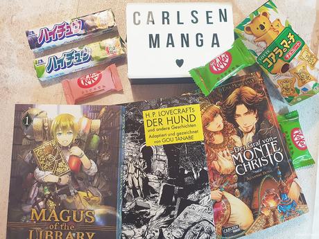  Carlsen Manga - Magus of the Library, Der Graf von Monte Christo und H.P. Lovecrafts Der Hund und andere Geschichten
