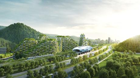 Gruene Architektur: Liouzhou Forest city