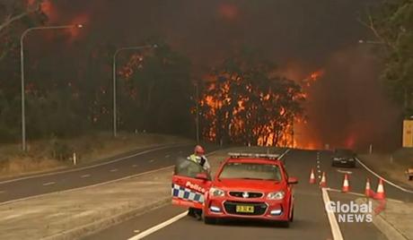 Heftige Feuer in Australien