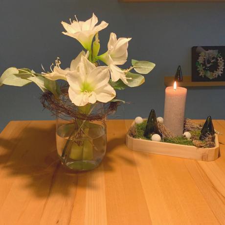 Friday-Flowerday – oder – Mit weißen Amaryllis ins neue Jahr