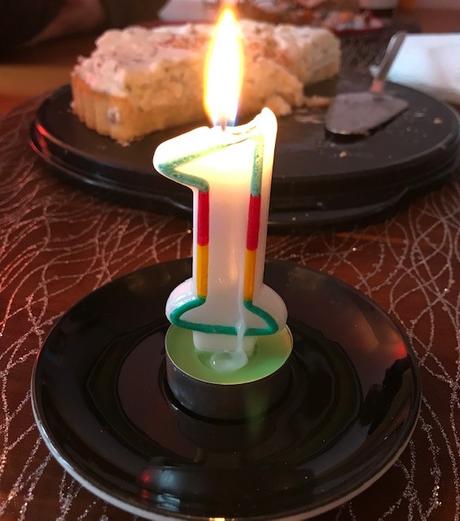 Erster Geburtstag - Kerze