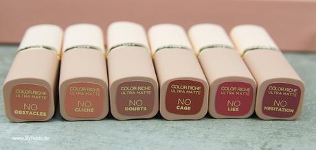 Loreal - Color Riche Ultra Matte Free The Nudes -  Review und Swatches