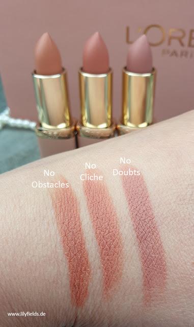 Loreal - Color Riche Ultra Matte Free The Nudes -  Review und Swatches