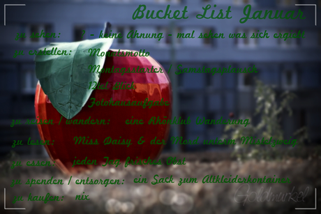 Bucket List Januar ’20