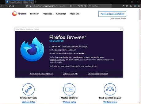 Firefox 72 bringt wichtige Sicherheitsupdates