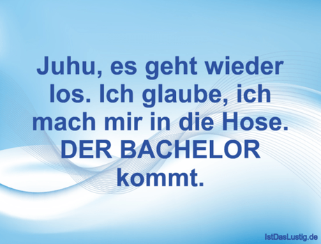Lustiger BilderSpruch - Juhu, es geht wieder los. Ich glaube, ich mach...
