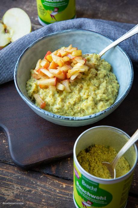 Porridge mit Apfel, Zimt und Super Spices