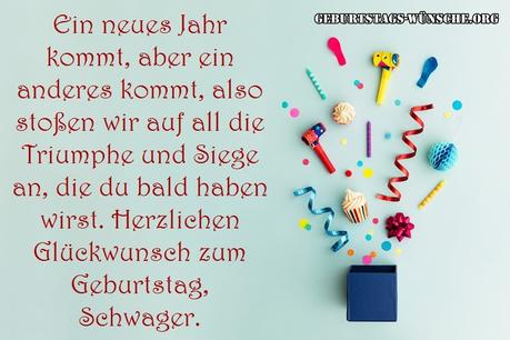 Geburtstag spruch schwager