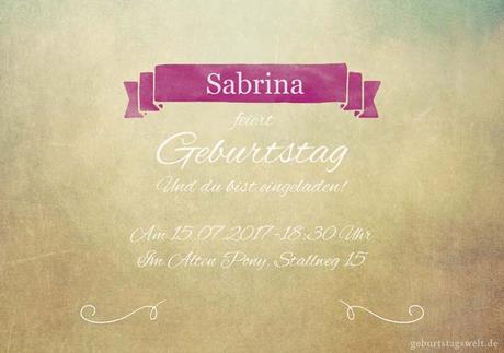 Geburtstagseinladung vorlage spruche