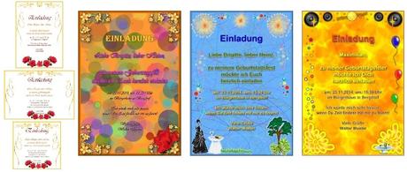 Einladungskarten geburtstag selbst gestalten kostenlos