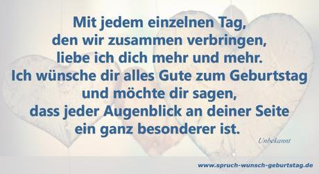 Spruch zum geburtstag ehemann