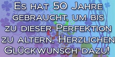 Nette geburtstagswunsche zum 50