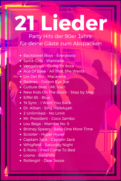 Geburtstag party playlist