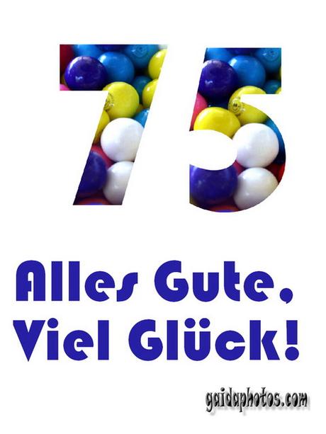 Geburtstagbpruche zum 75 geburtstag kostenlos