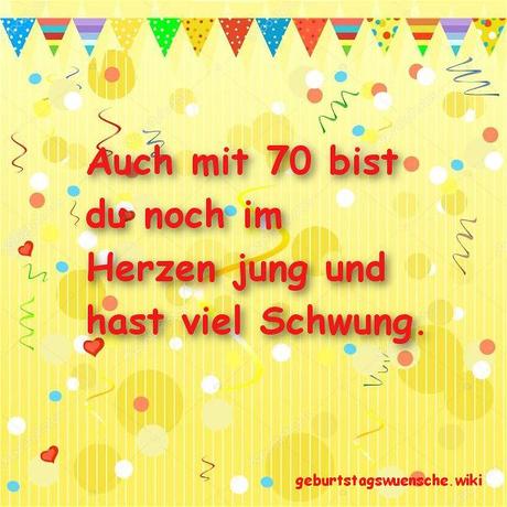 Gluckwunsche zum 70 geburtstag fur freundin