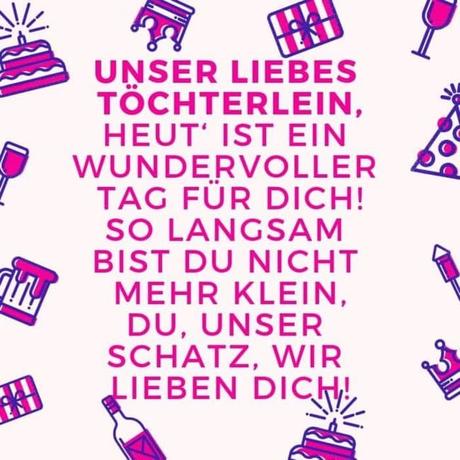 Geburtstagswunsche eltern an tochter zum 30 geburtstag