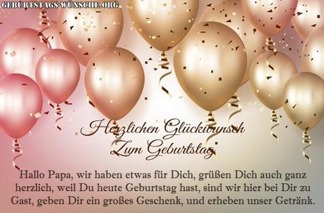 Gluckwunsche geburtstag vater