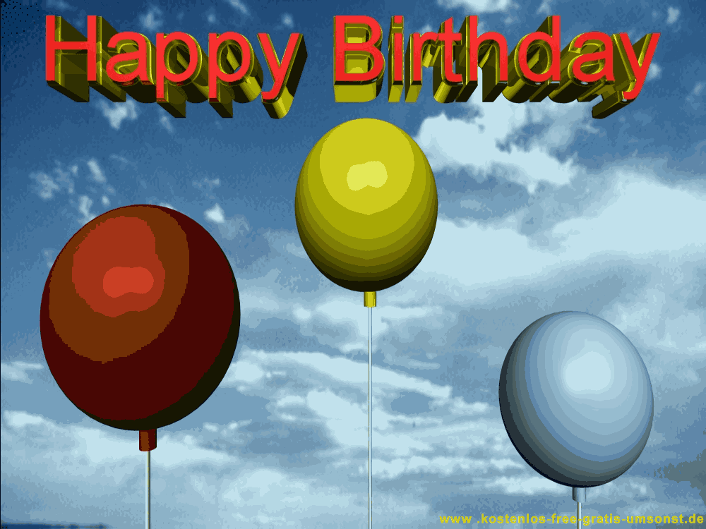 Animierte geburtstagsgrube mit musik