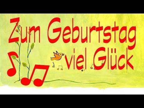 Animierte geburtstagsgrube mit musik