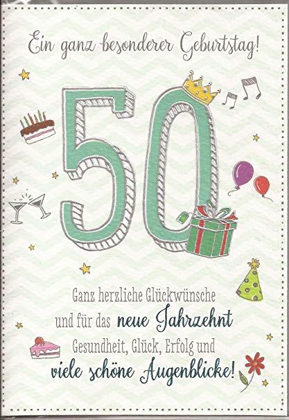 Schone gluckwunsche 50 geburtstag