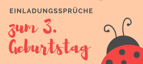 Reime zum dritten geburtstag