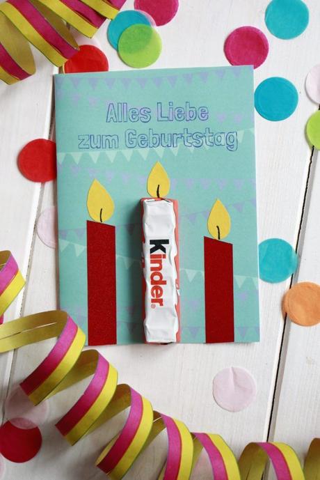Geburtstagskarte basteln ausdrucken