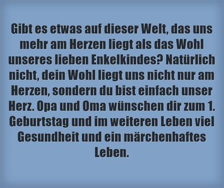 Gluckwunsche zum ersten geburtstag von eltern