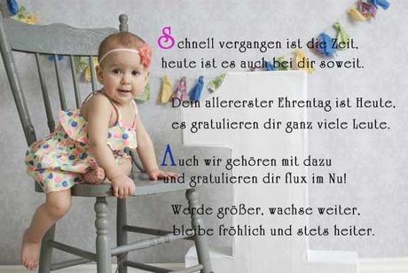 Gluckwunsche zum ersten geburtstag von eltern